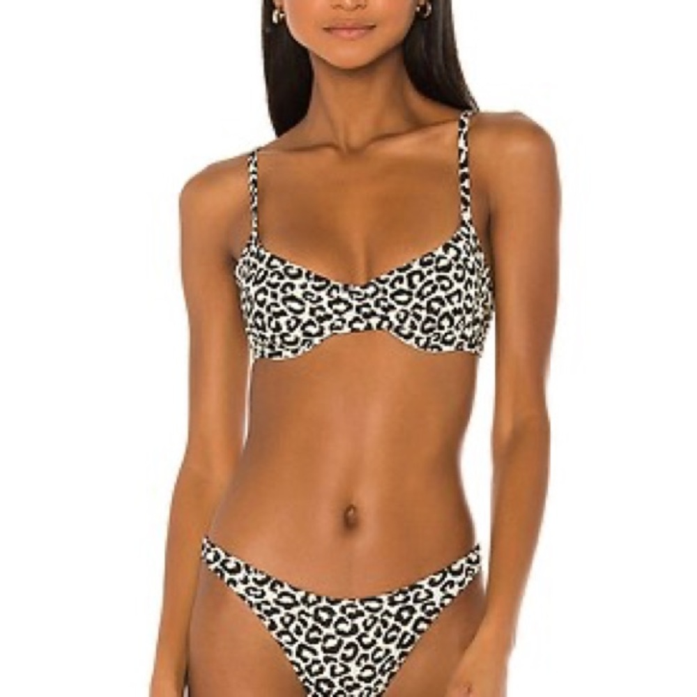 Zara Monochrome Leopard Bikini